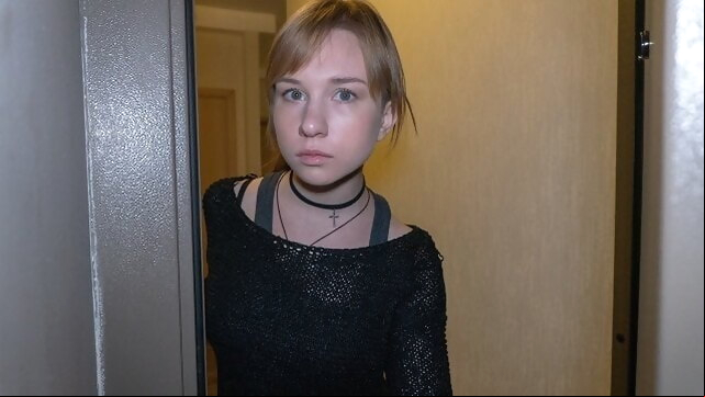 DEBT4k. Teen debtor pays for debts using tender mouth xxx teen video