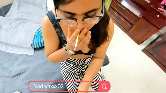 Devar and Bhabhi smoked cigarettes and had sex xxx blonde video