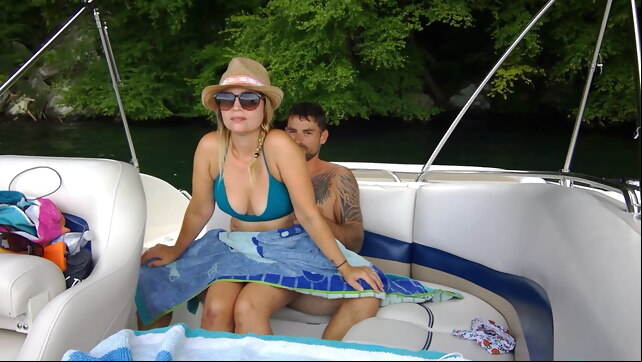 Some fun with public sex on our boat xxx blowjob video